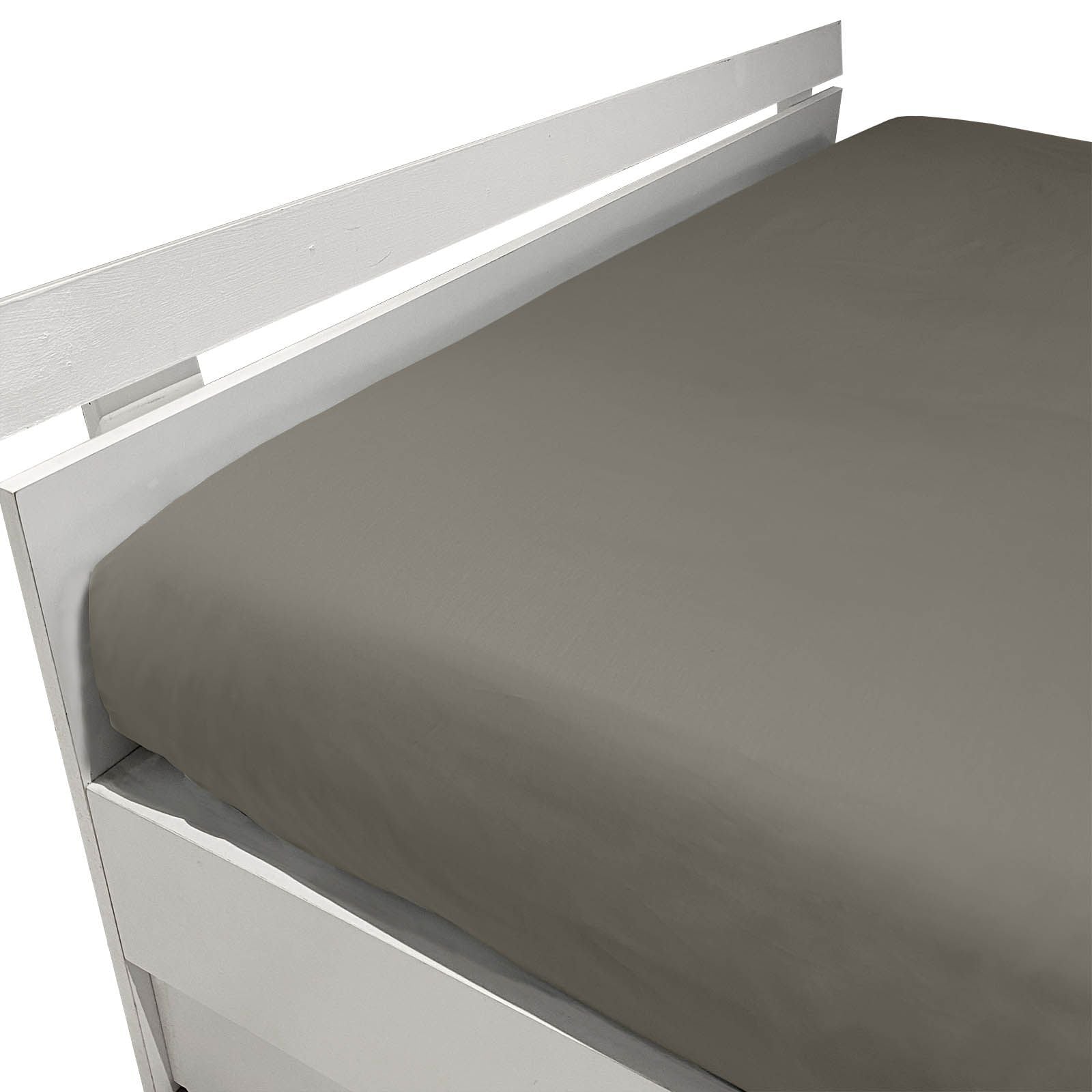 Fitted Sheet in Percale MIRABELLO - Louisiana Plain 