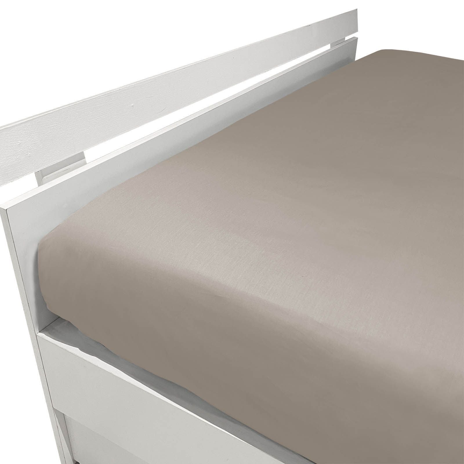 Fitted Sheet in Percale MIRABELLO - Louisiana Plain 