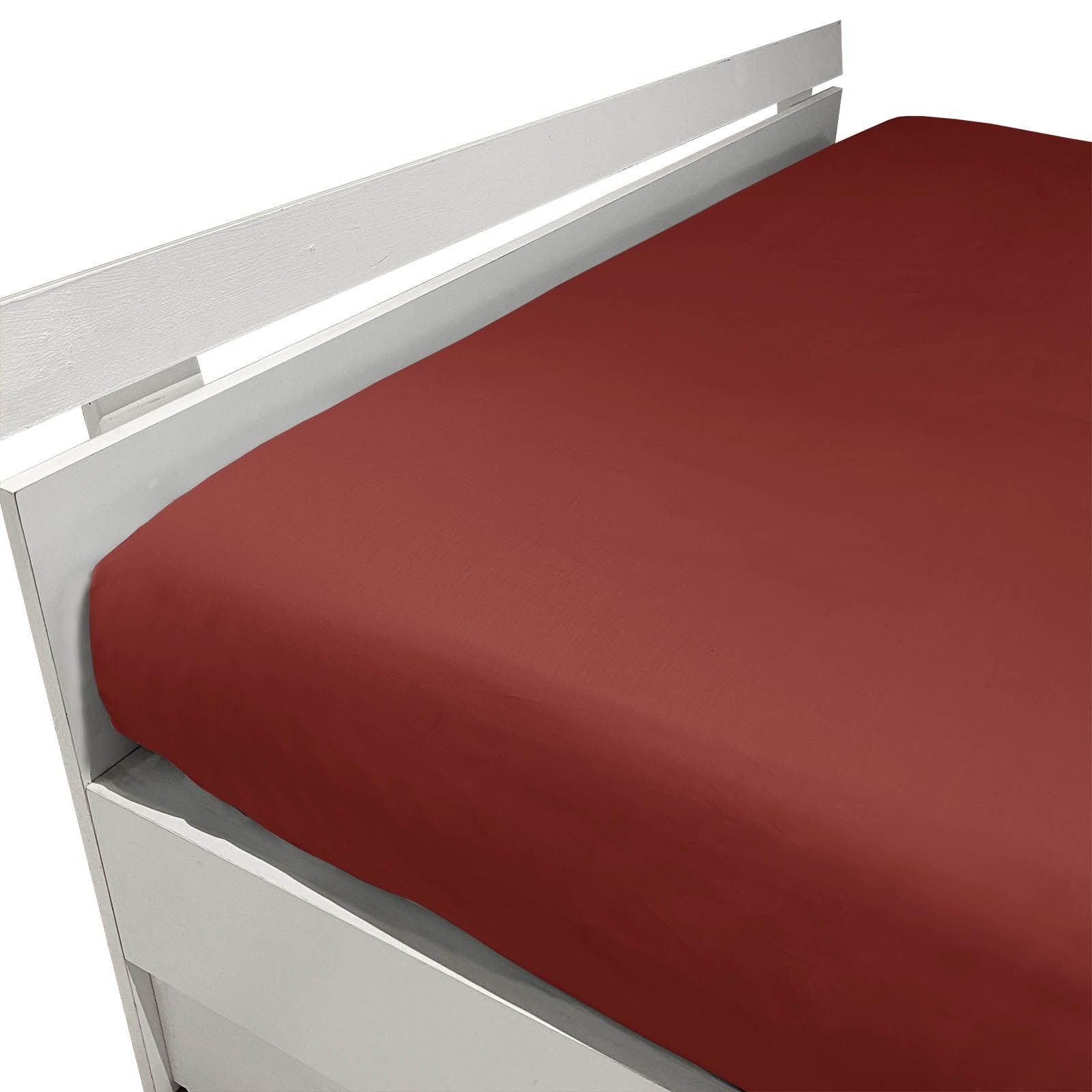 Fitted Sheet in Percale MIRABELLO - Louisiana Plain 