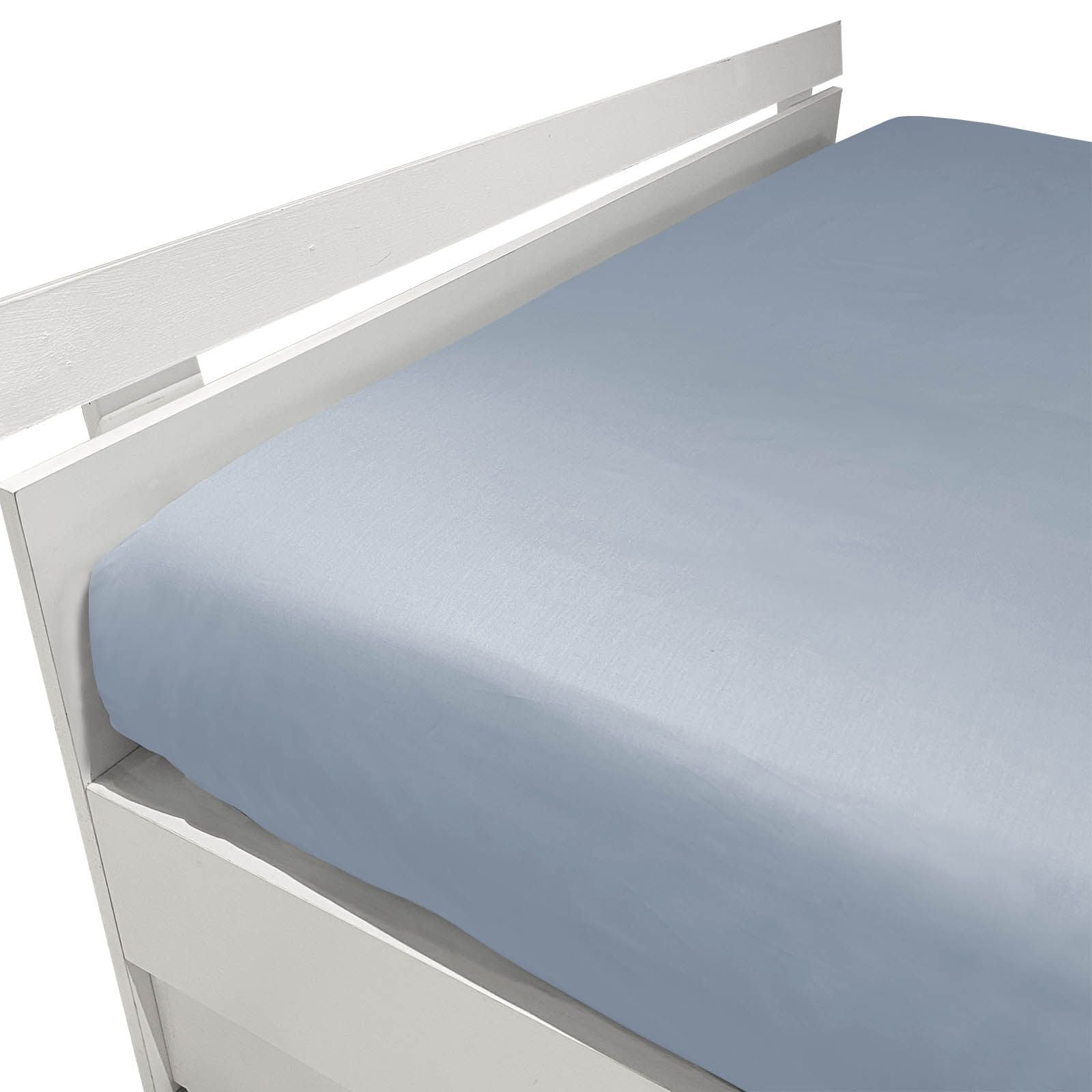 Fitted Sheet in Percale MIRABELLO - Louisiana Plain 