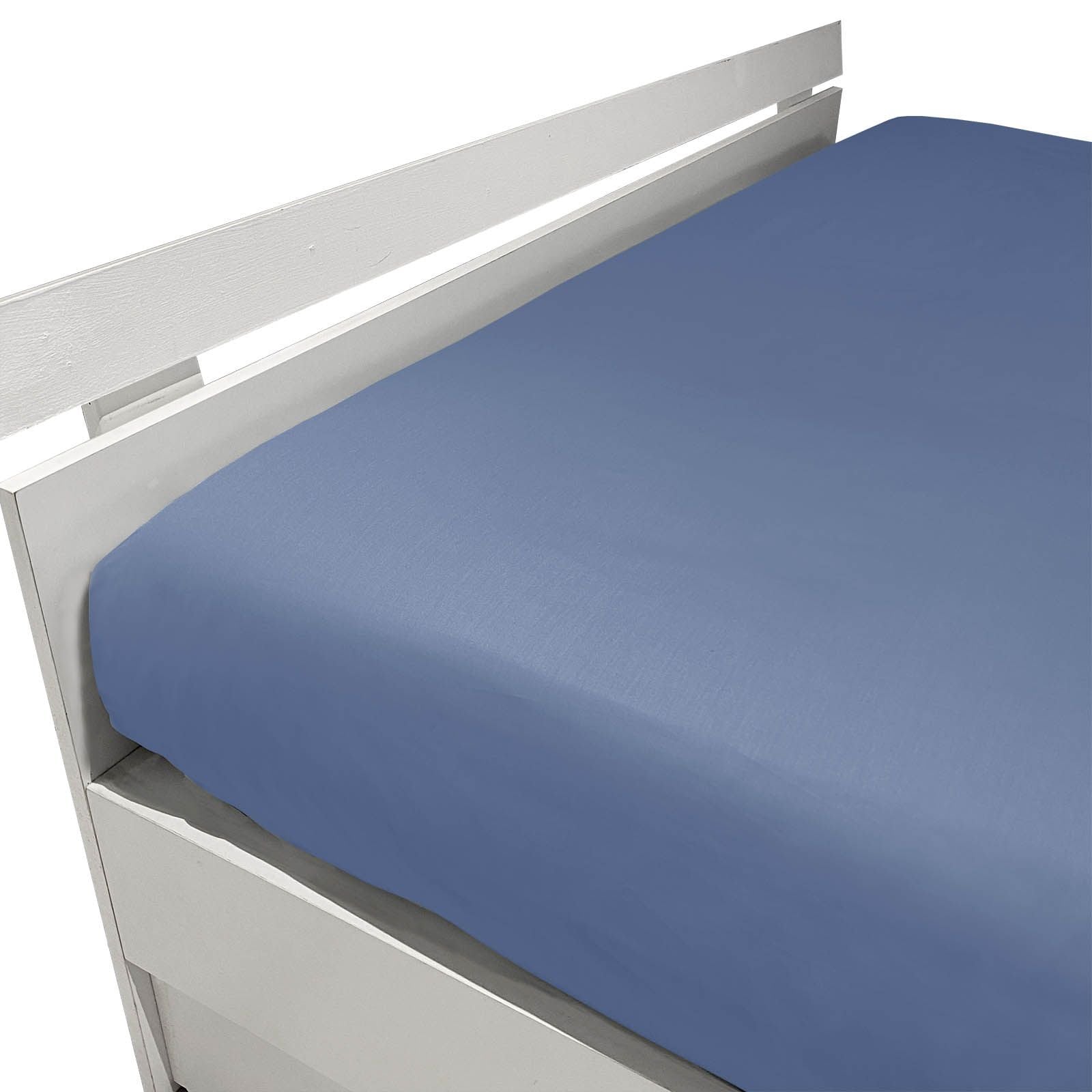 Fitted Sheet in Percale MIRABELLO - Louisiana Plain 
