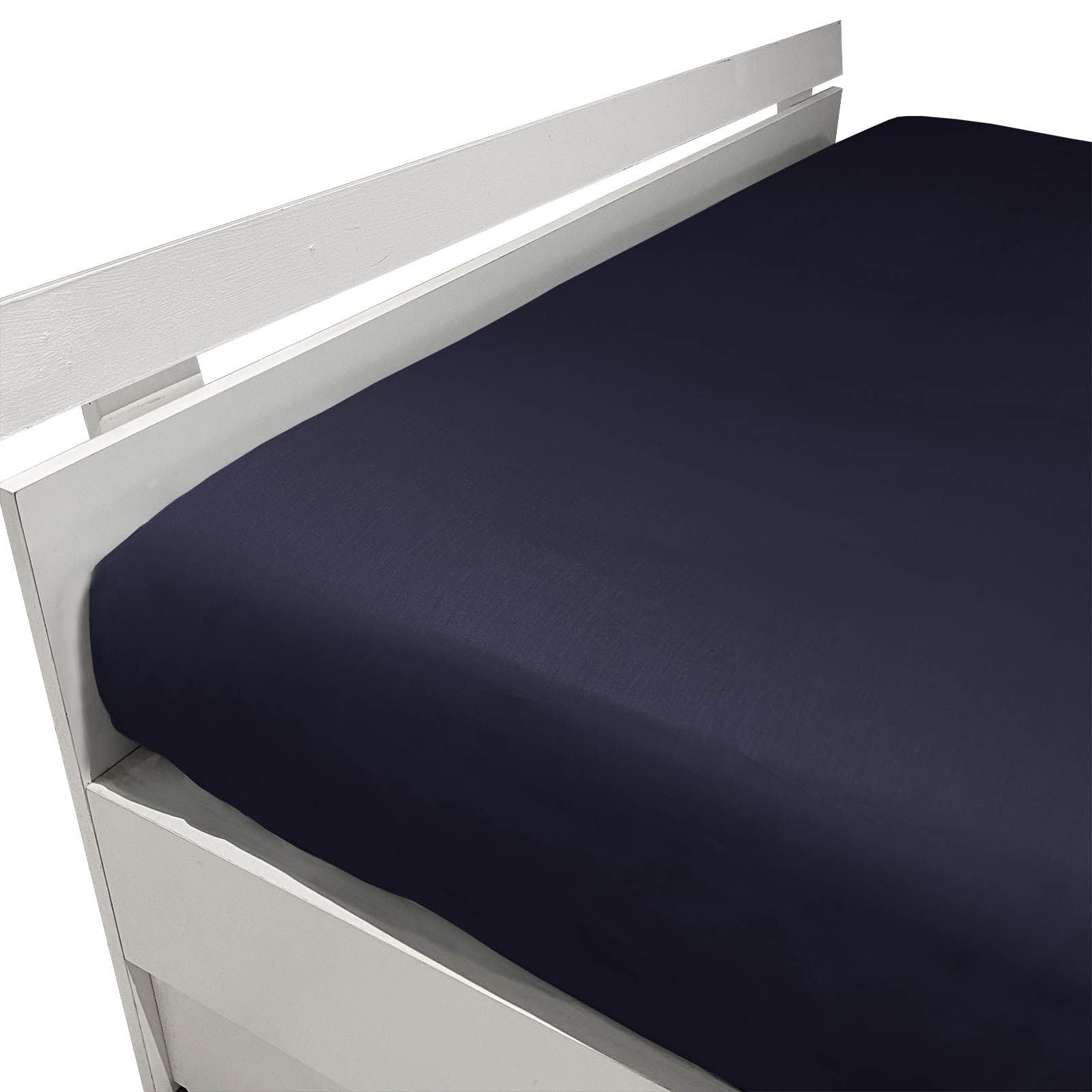 Fitted Sheet in Percale MIRABELLO - Louisiana Plain 