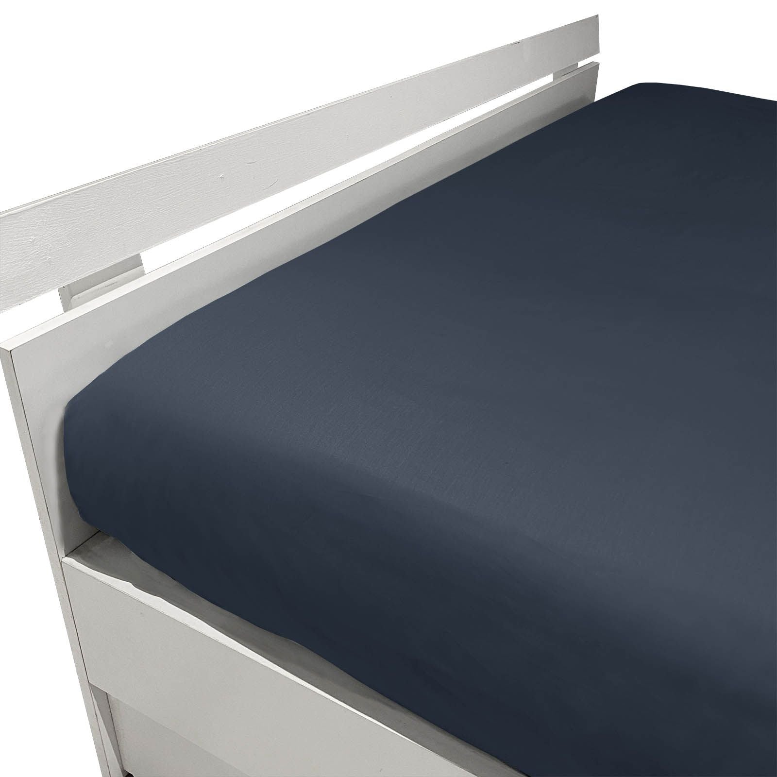 Fitted Sheet in Percale MIRABELLO - Louisiana Plain 