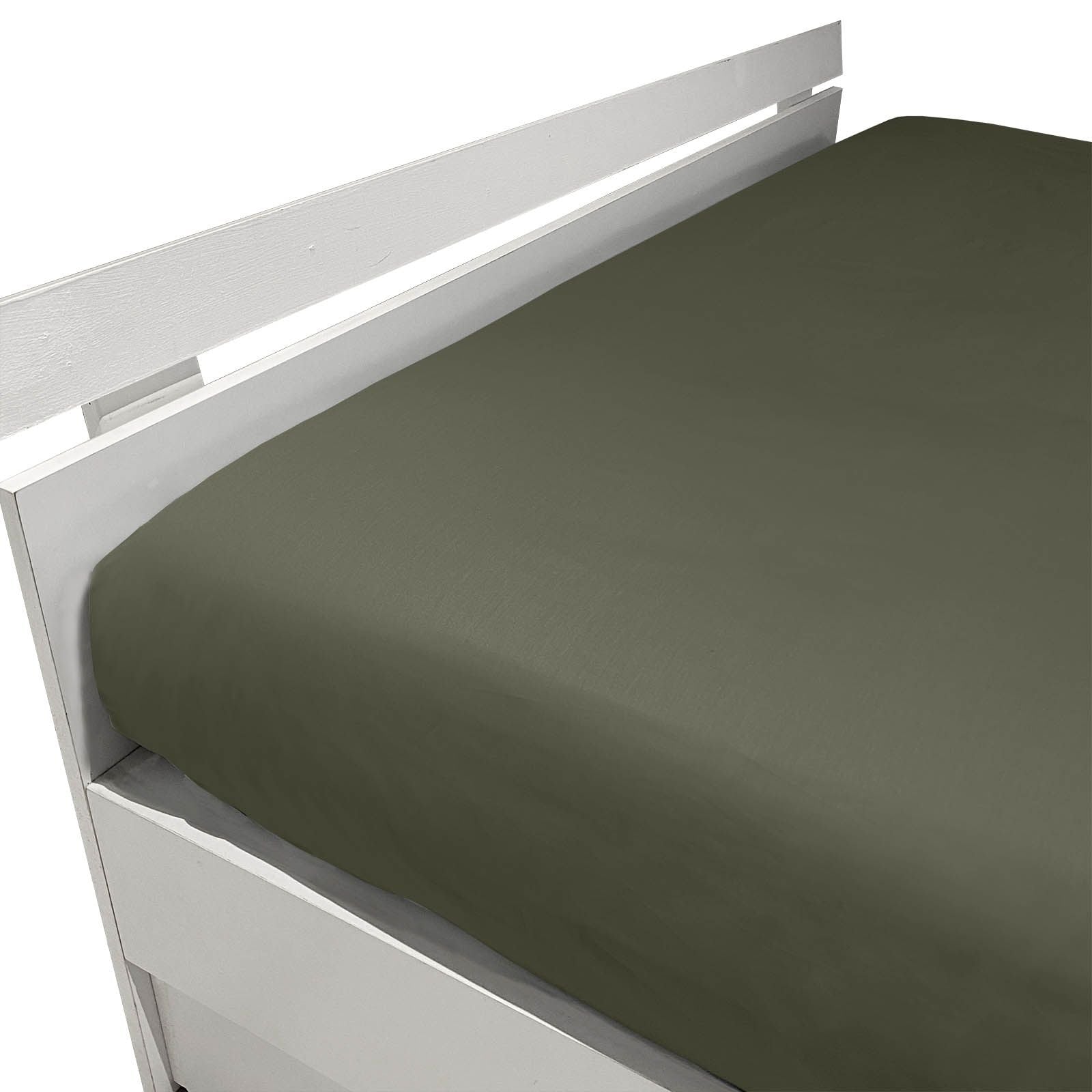 Fitted Sheet in Percale MIRABELLO - Louisiana Plain 