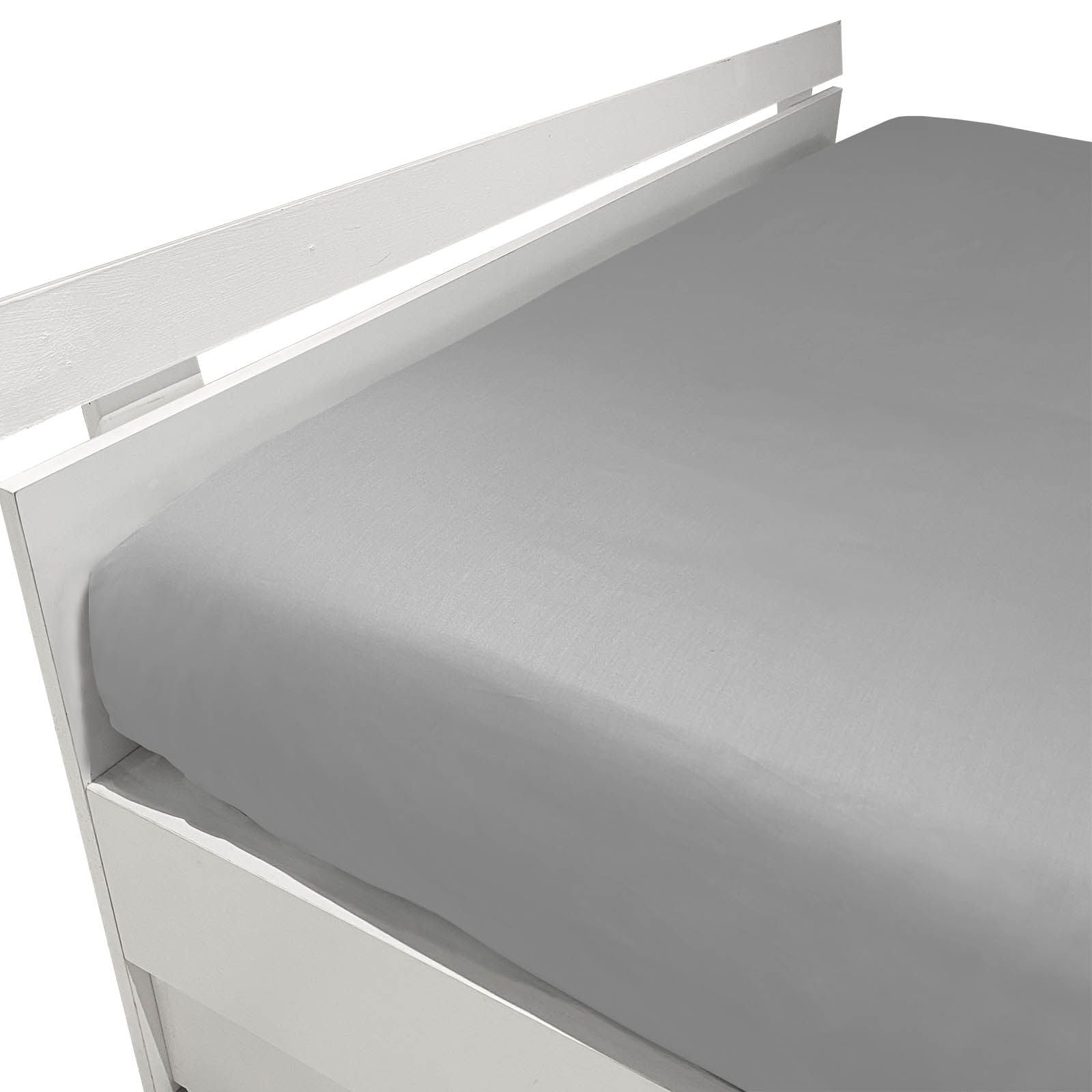 Fitted Sheet in Percale MIRABELLO - Louisiana Plain 