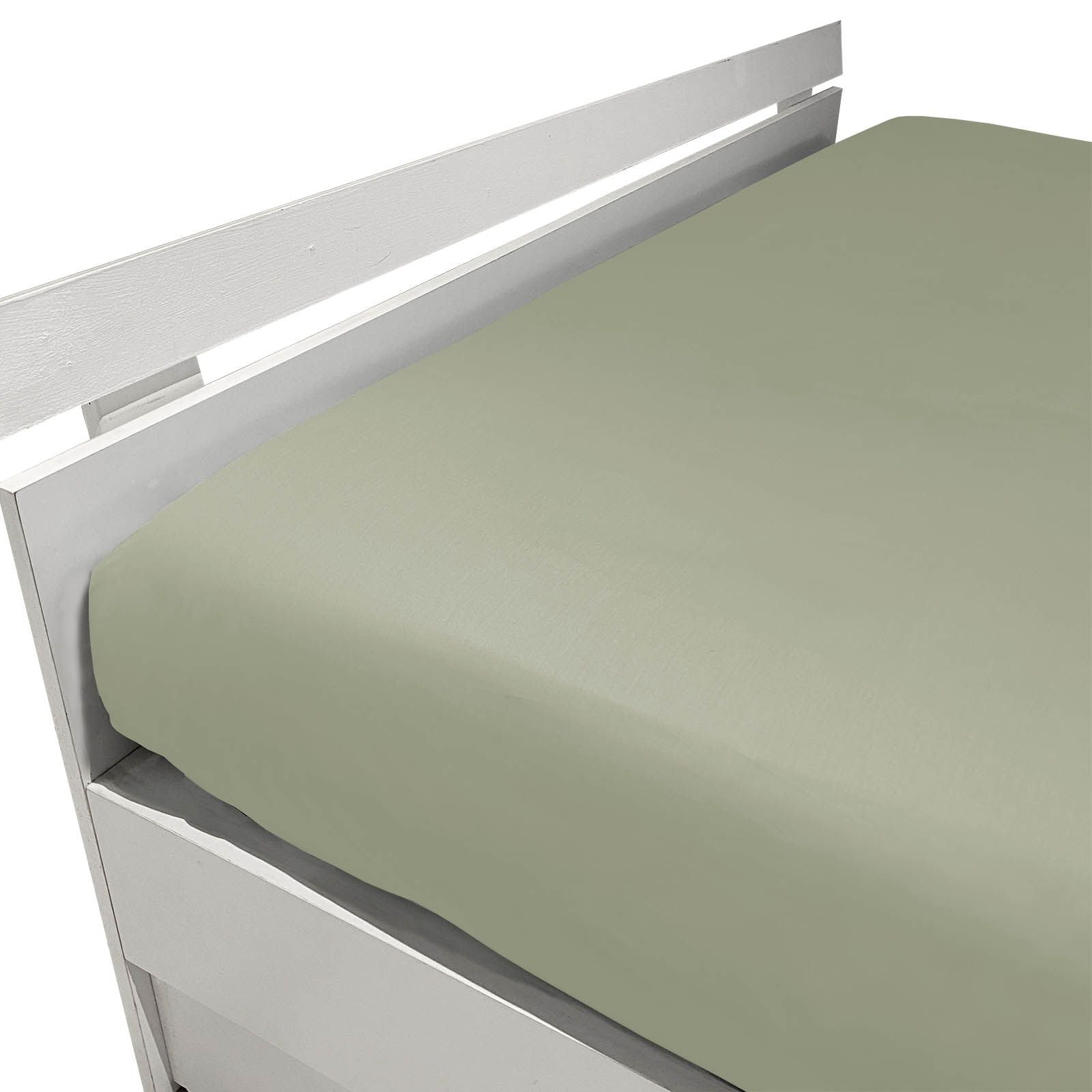 Fitted Sheet in Percale MIRABELLO - Louisiana Plain 