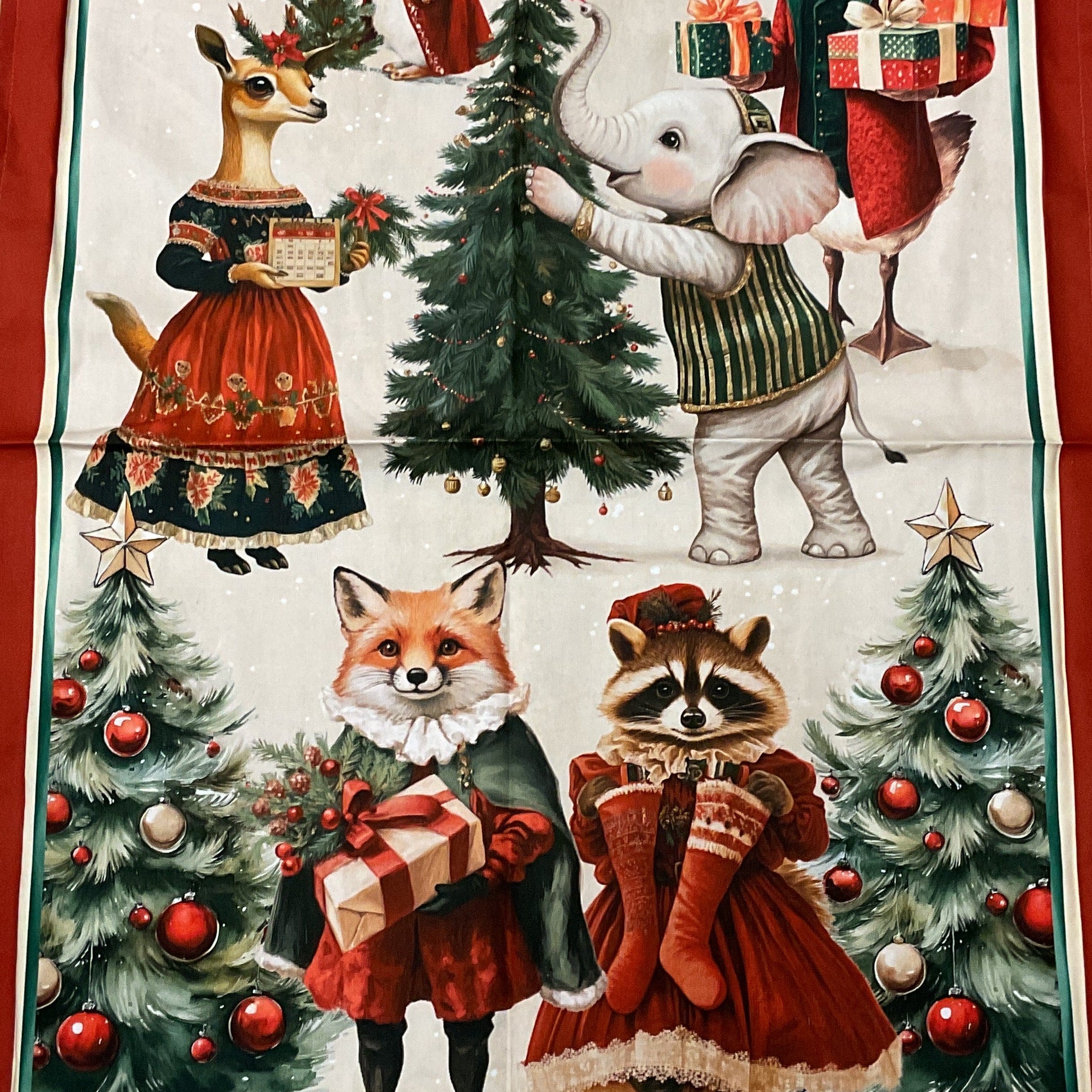Strofinaccio in Cotone Panama Artissima TAG HOUSE - Christmas
