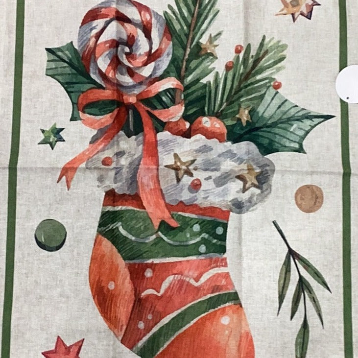 Strofinaccio in Cotone con Stampa Digitale - Plum