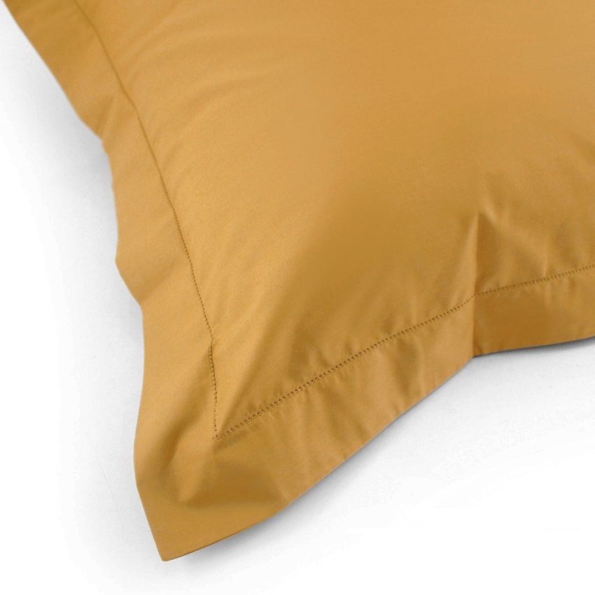 BOSSI Pair of Pillowcases with Three Shuttlecocks and Hemstitch - Bossicolor