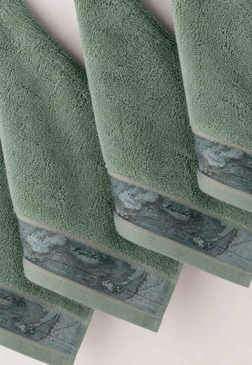 Set Scatola 4 Lavette in spugna ALVIERO MARTINI 1^ CLASSE - Tartan Green