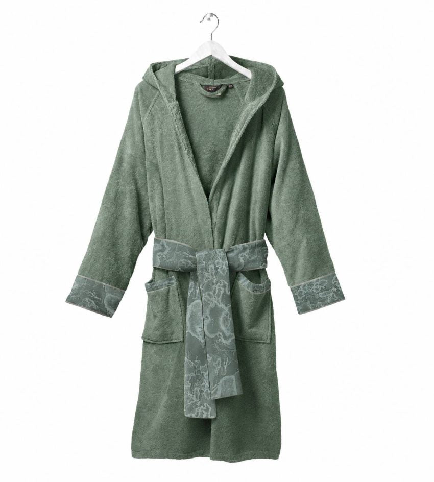 Accappatoio con Cappuccio ALVIERO MARTINI 1^ CLASSE - Tartan Green