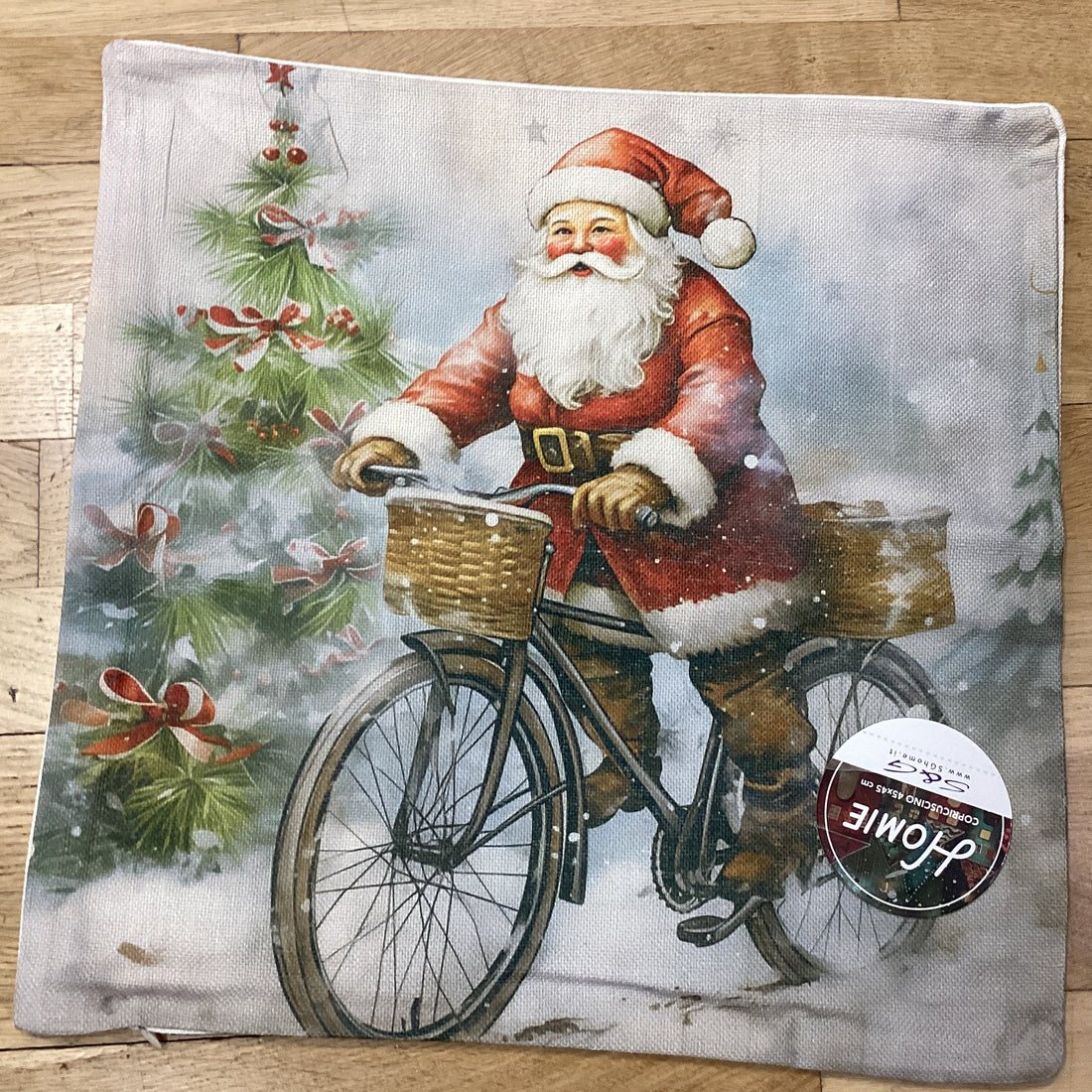 Copricuscino con Stampa Natalizia Digitale - Homie