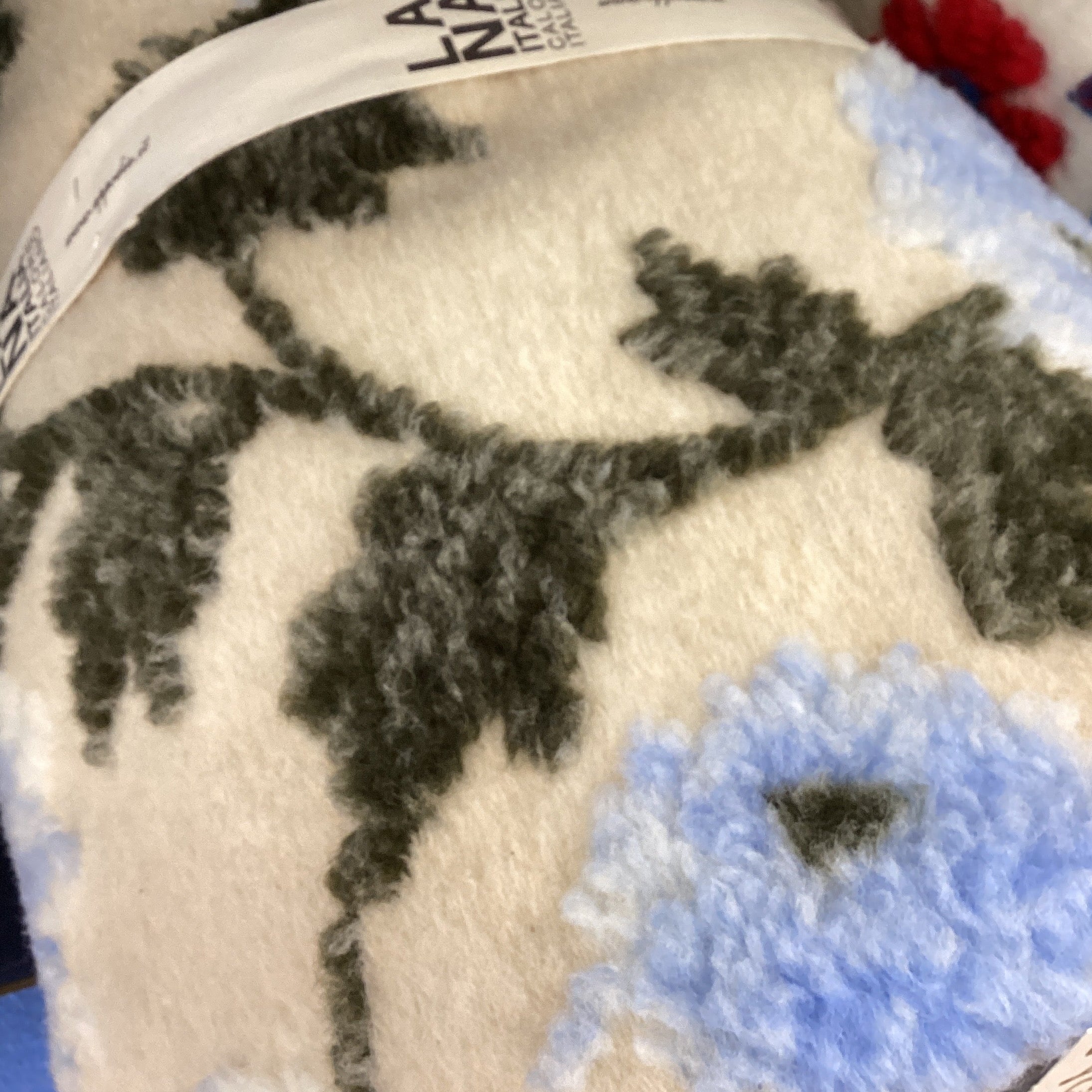 Coperta Matrimoniale in Lana Cotta LANA ITALIA - Fiordaliso