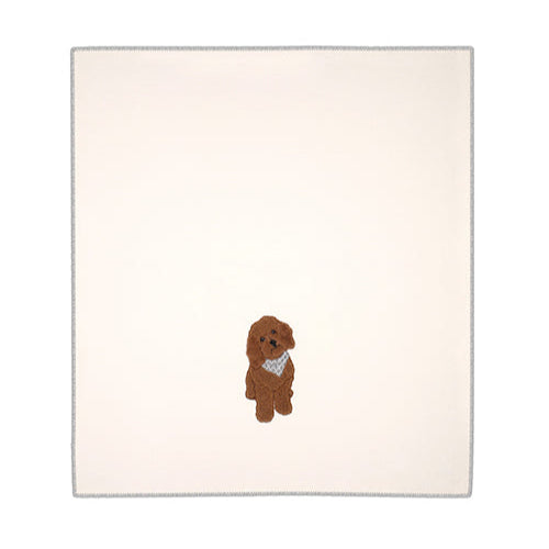 Plaid in caldo Pile con Applicazione MARYPLAID - Poodle