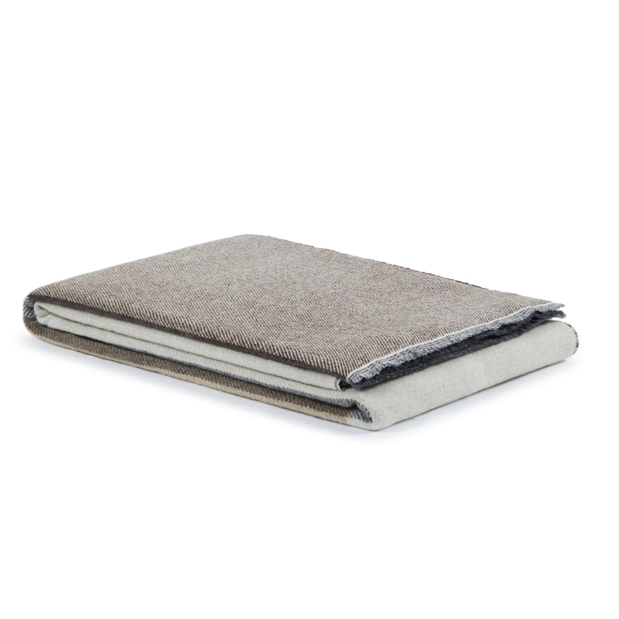 Plaid in Lana Merinos e Cashmere LANEROSSI - Ascot Beige