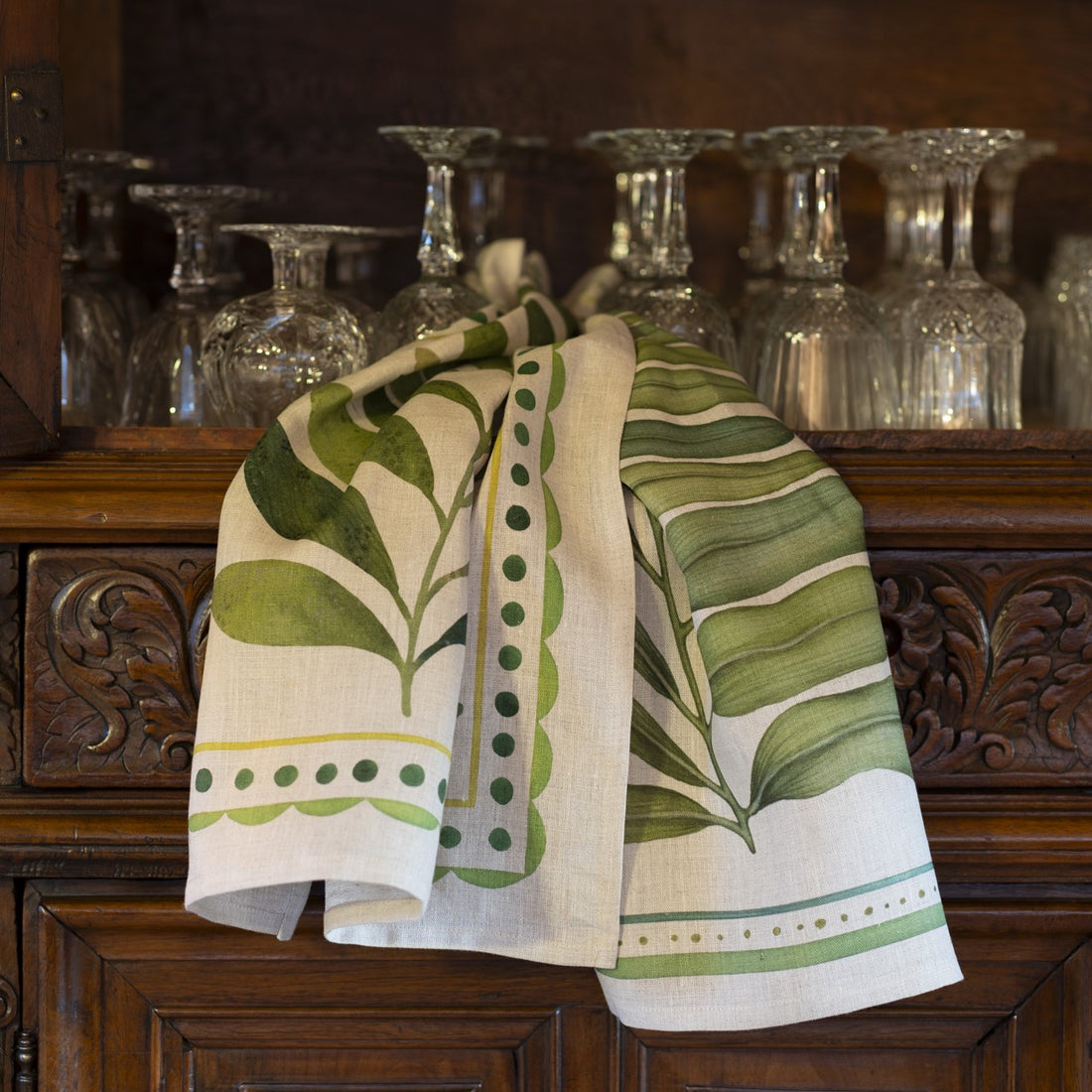 Canovaccio in Puro Lino TESSITURA TOSCANA - Tamarindo Giallo