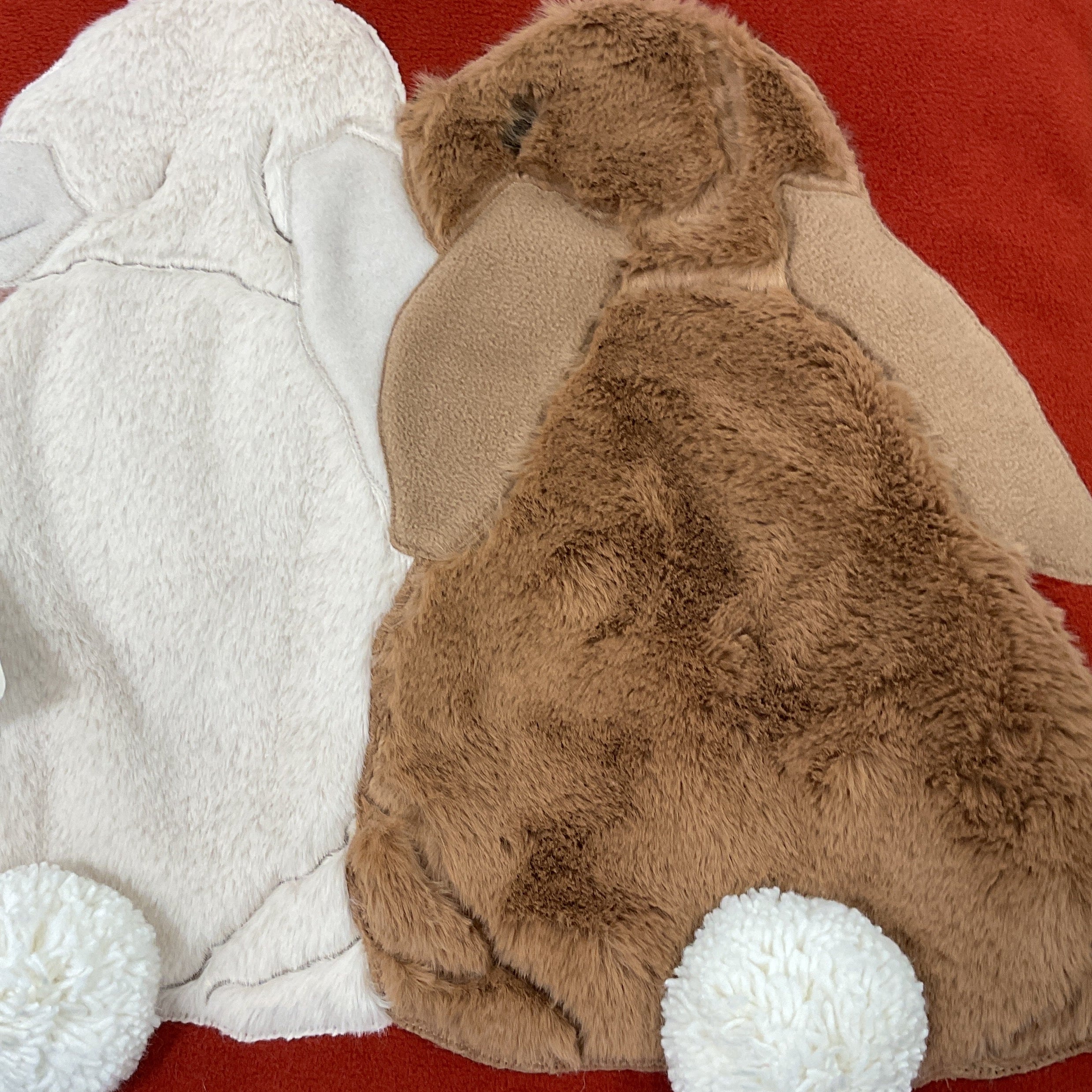 Plaid in caldo Pile con Applicazione MARYPLAID - Ambra e Terra
