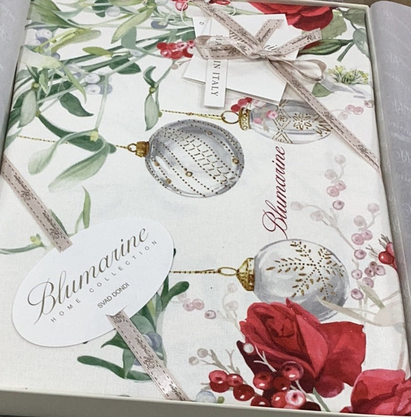 Runner in Cotone BLUMARINE - Jingle Bells