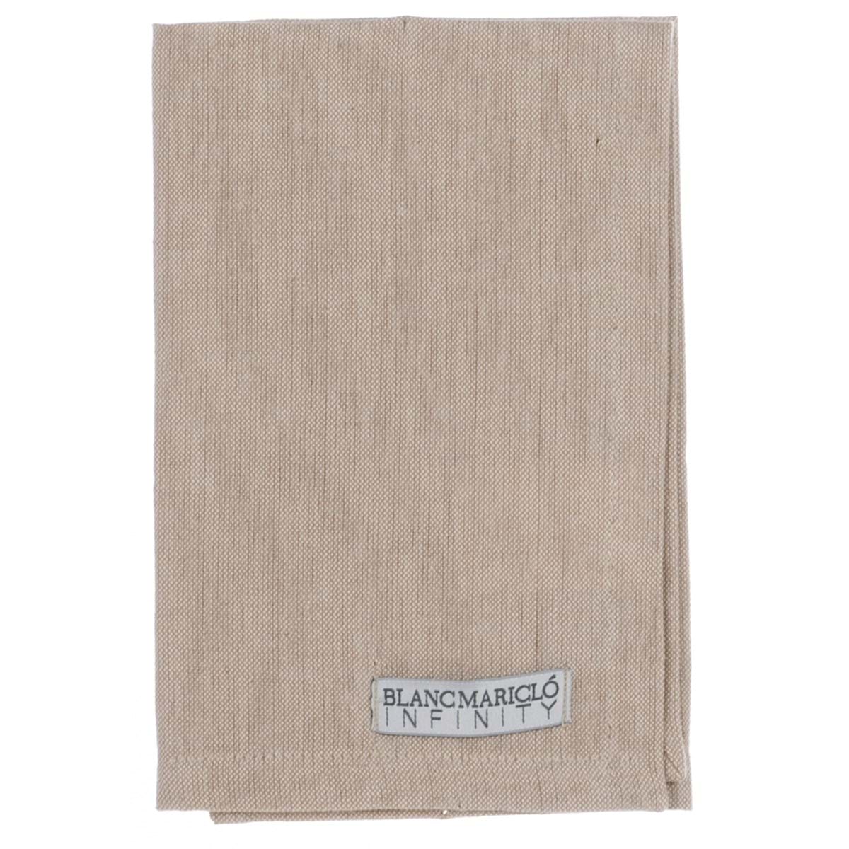 Set of 6 Plain Napkins BLANC MARICLO' - Infinity 