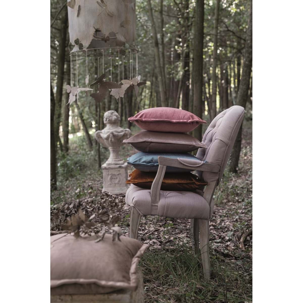 BLANC MARICLO' Velvet Cushion - Galetta