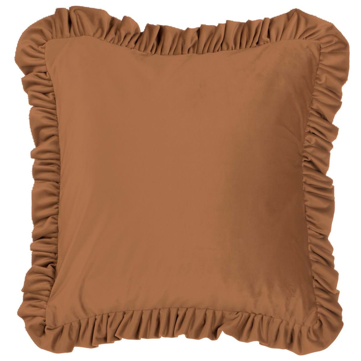 Velvet cushion with Gale BLANC MARICLO' - A3359299
