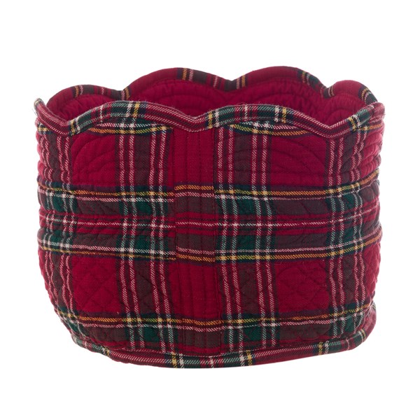 BLANC MARICLO' Bread Basket - Tartan