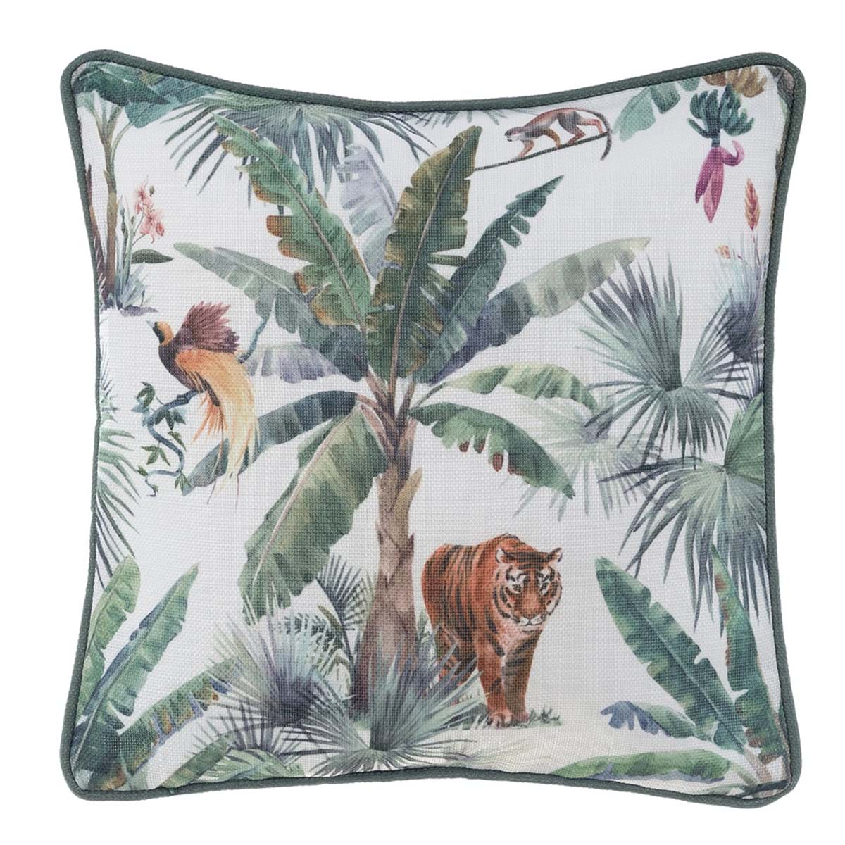 BLANC MARICLO' Printed Furnishing Cushion - Tiger 