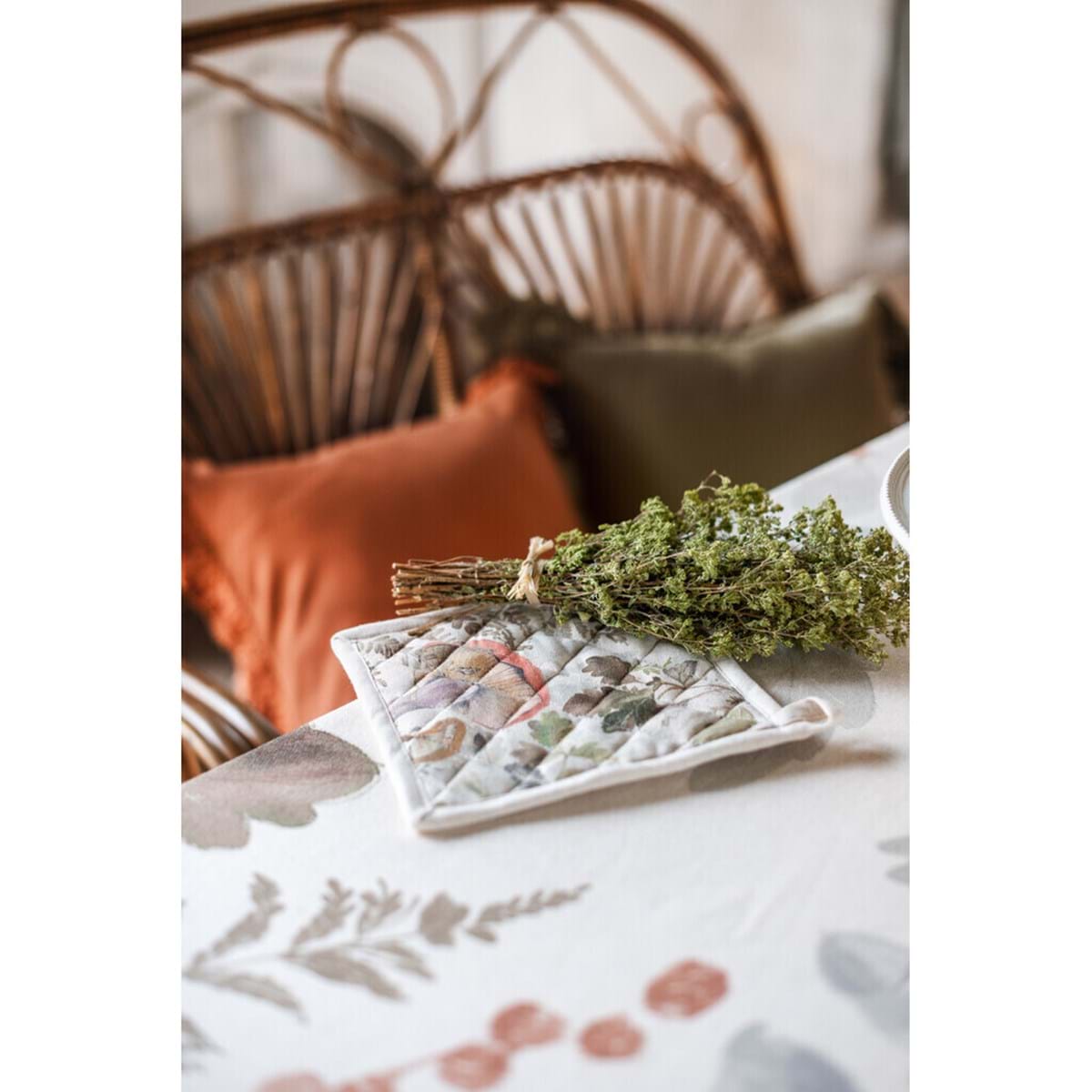 Cuscino Arredo  in Cotone con Frange BLANC MARICLO' - Infinity