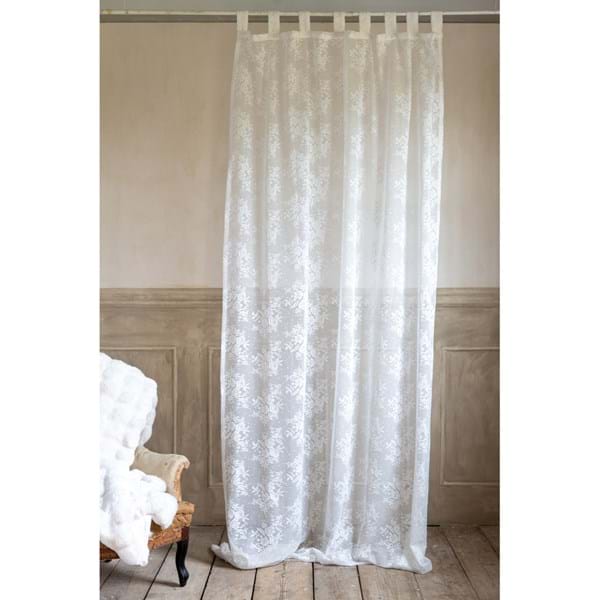 Tenda da Parete in Tulle Blanc Mariclò - Floral A37367