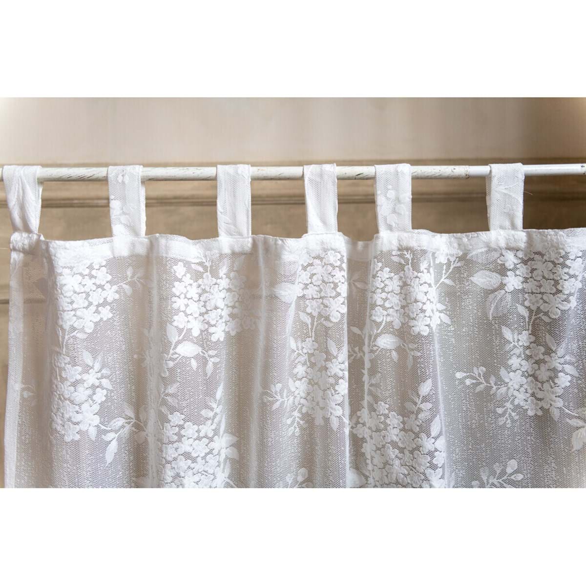 Tenda da Parete in Tulle Blanc Mariclò - Bouquet