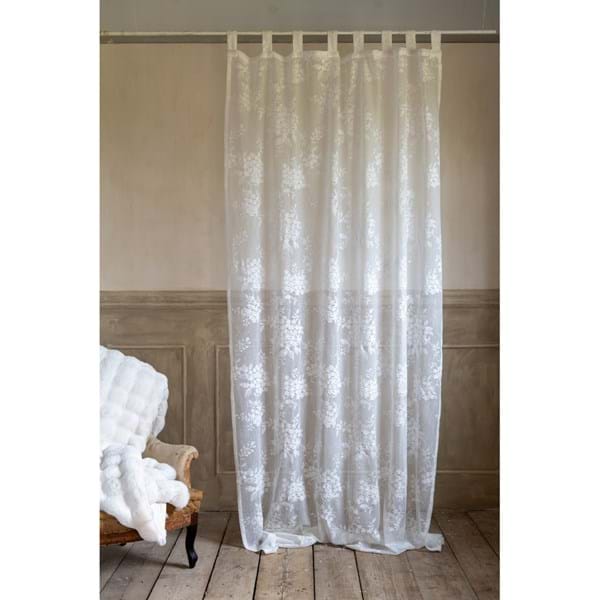 Tenda da Parete in Tulle Blanc Mariclò - Bouquet