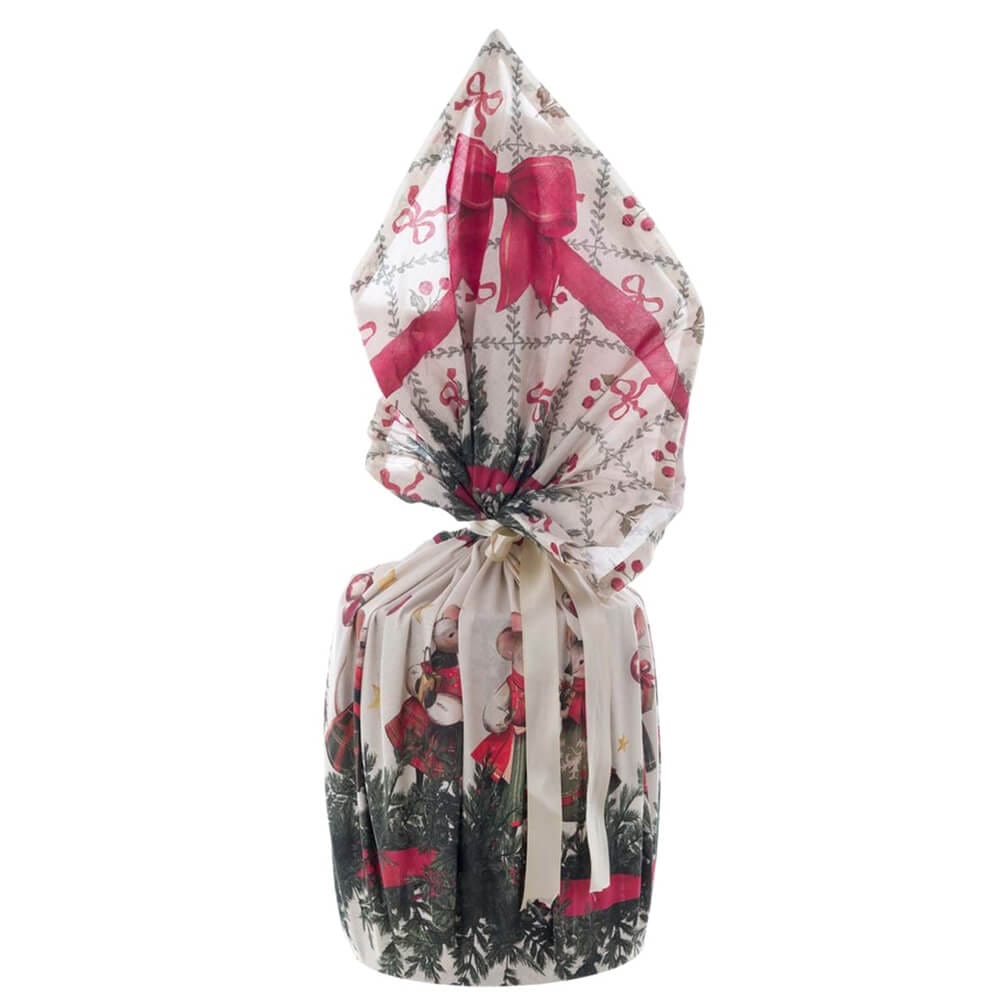 Foulard porta Panettone BLANC MARICLO' - Collezione Favola di Natale