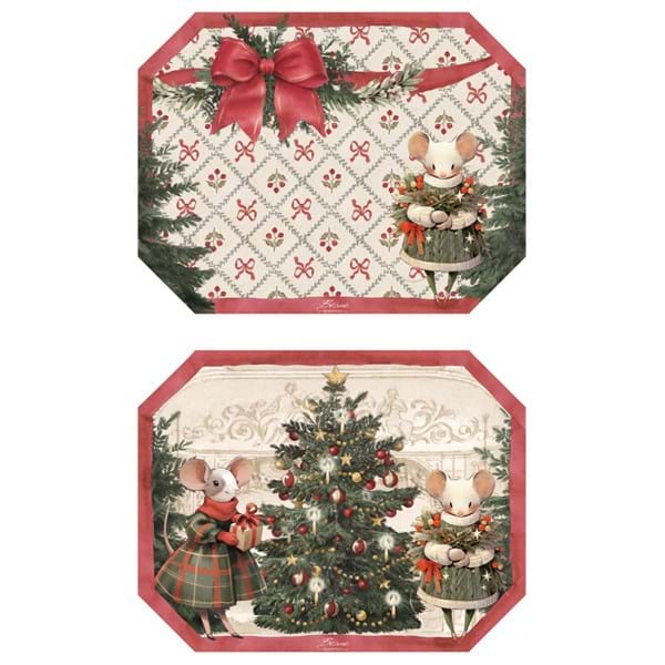 Tovaglietta Americana  in Vinile BLANC MARICLO' - Favola di Natale