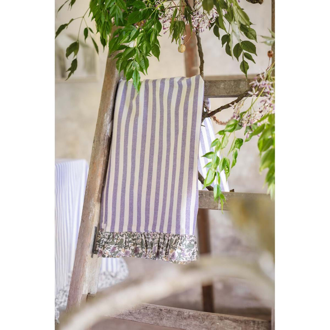 Strofinaccio in Cotone con Gala BLANC MARICLO' - Linda Collection