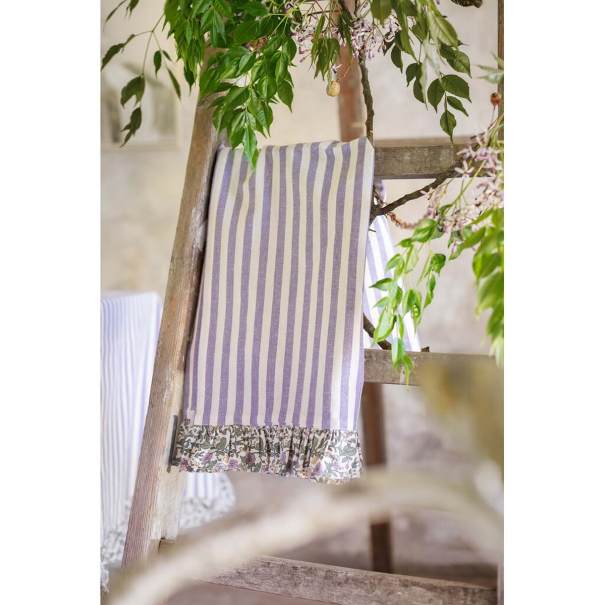 Strofinaccio in Cotone con Gala BLANC MARICLO' - Linda Collection
