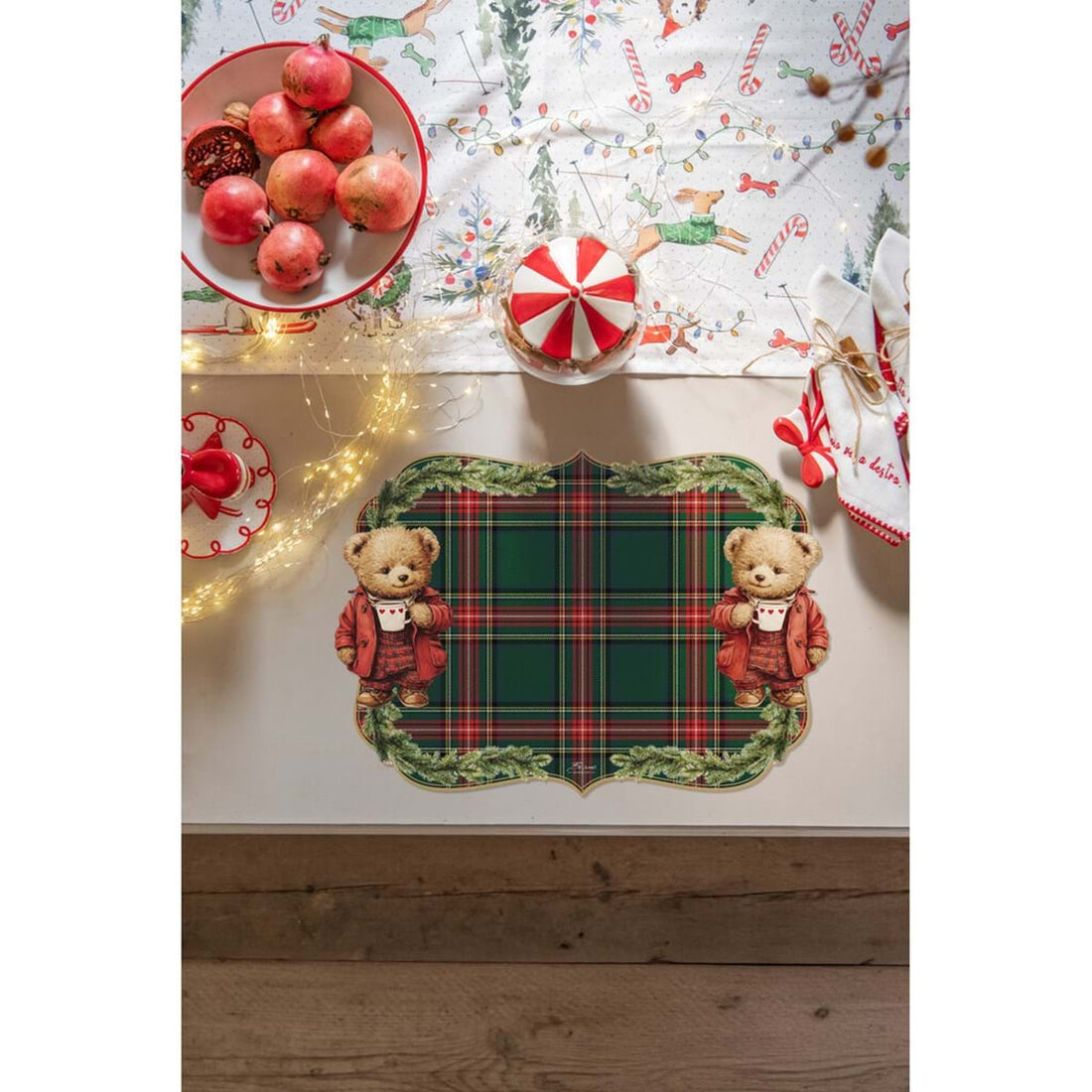 Tovaglietta Americana  in Vinile BLANC MARICLO' - Teddy Bear