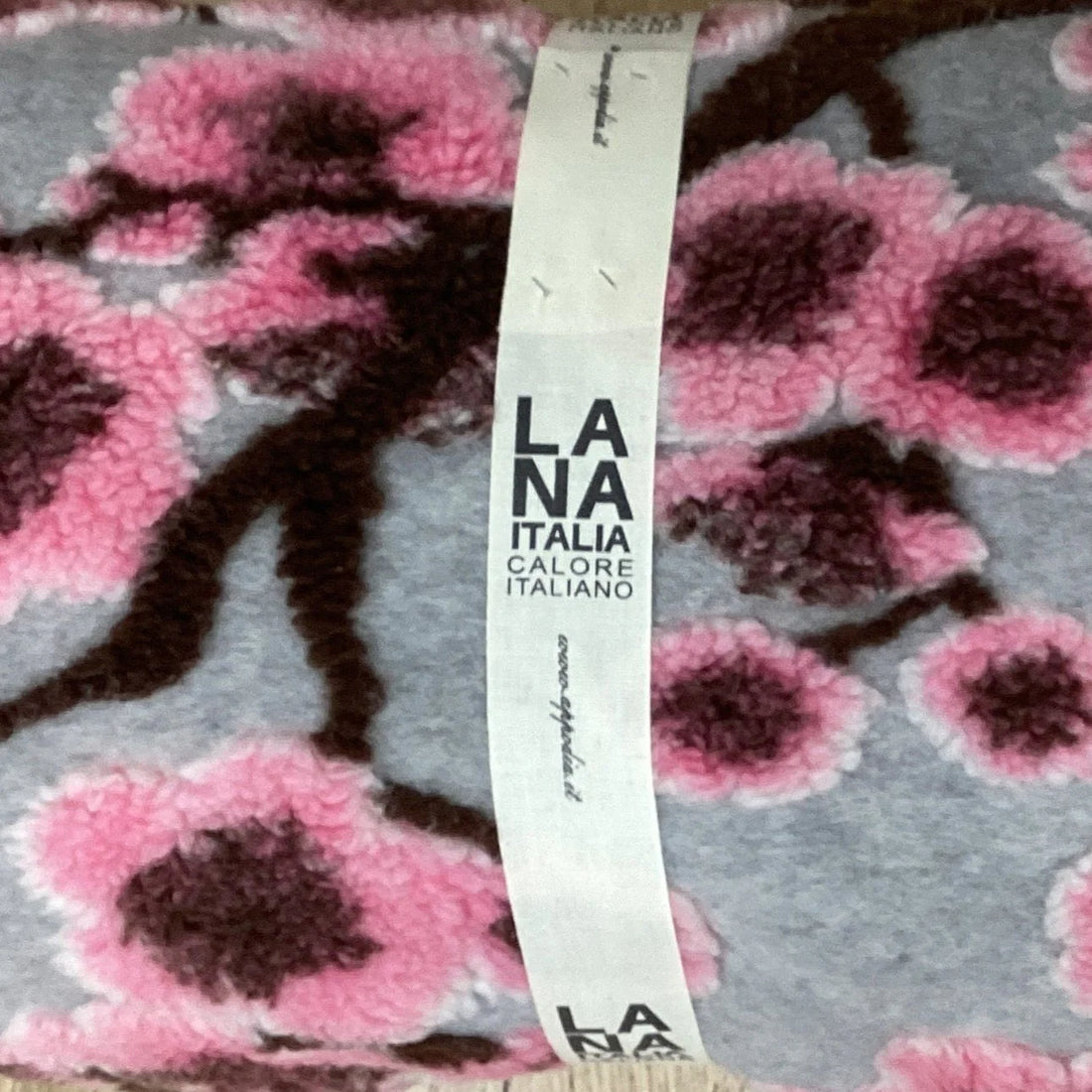 Coperta Matrimoniale in Lana Cotta LANA ITALIA - Ciliegio