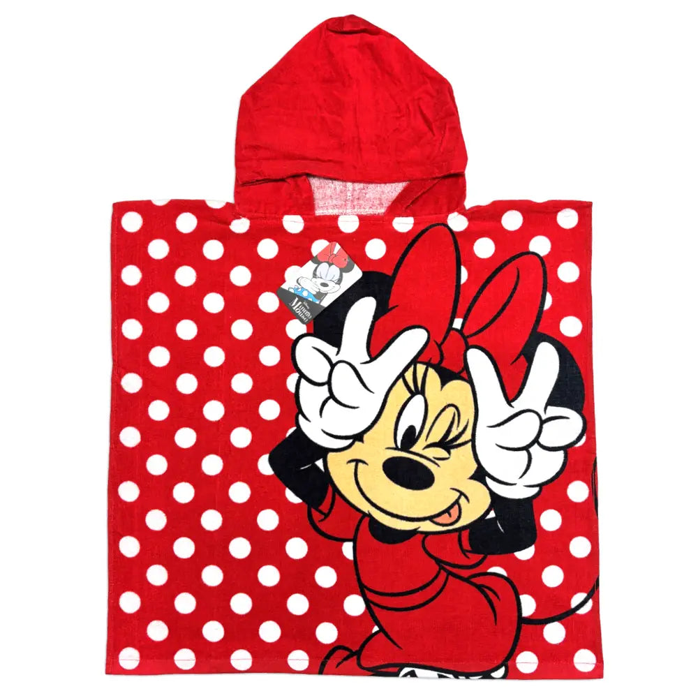 Accappatoio Poncho Bambino - Minnie Pois