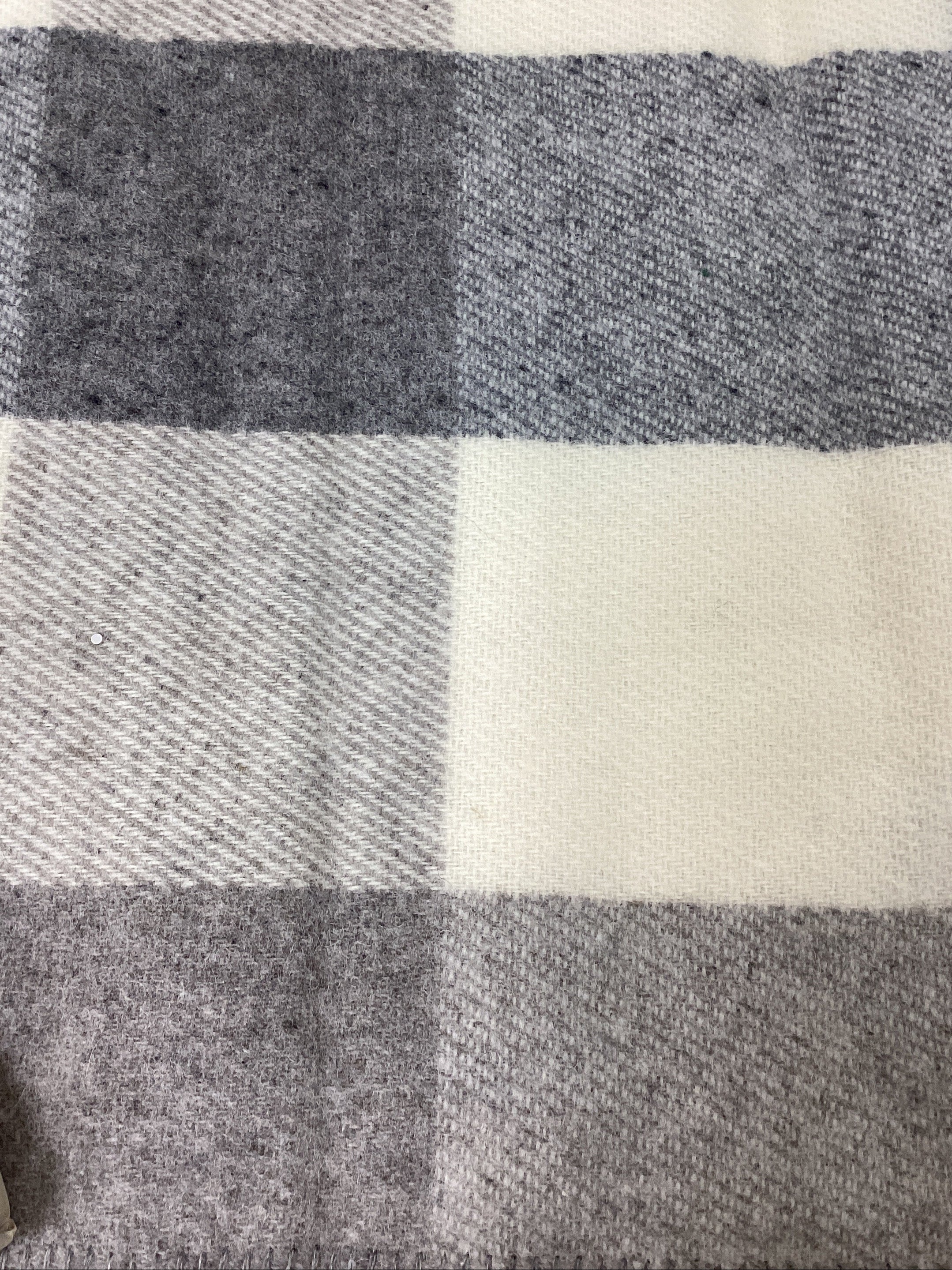 Coperta in Lana Vergine LANEROSSI - Adamello Check