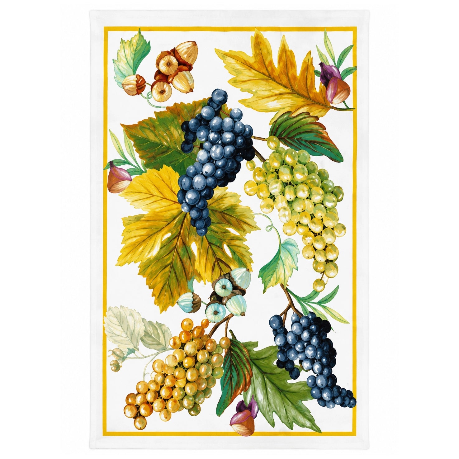 Canovaccio in Puro Lino TESSITURA TOSCANA - Vindemia Giallo