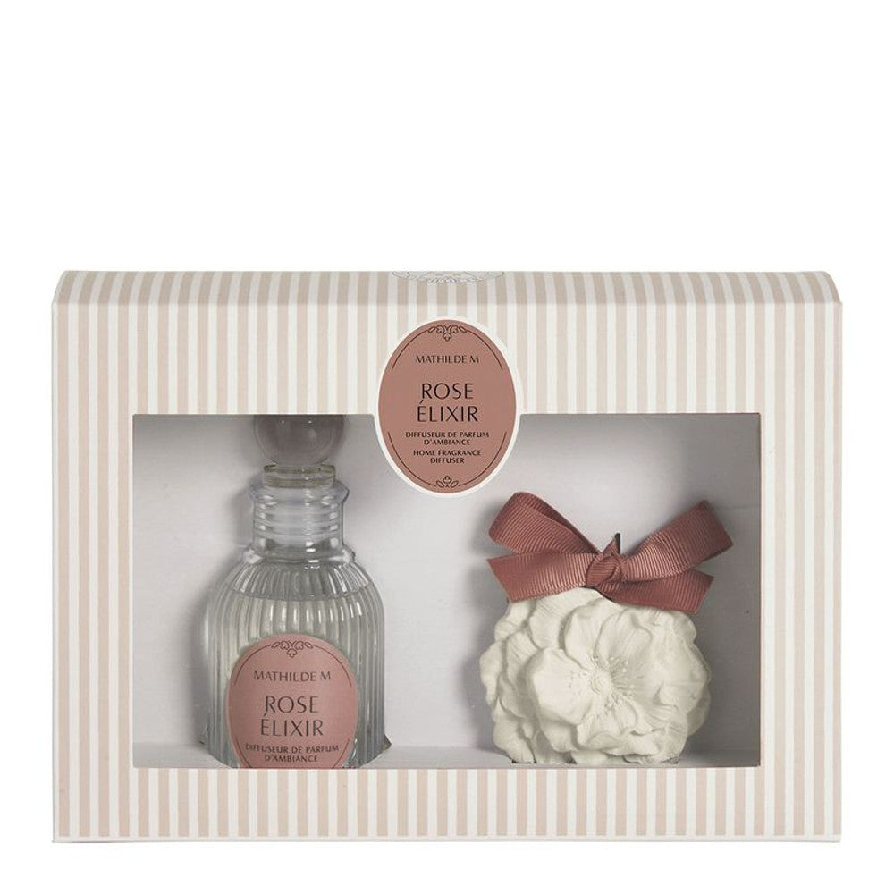 Cofanetto diffusore 90 ml e gessetto MATHILDE M. - Rose Elixir