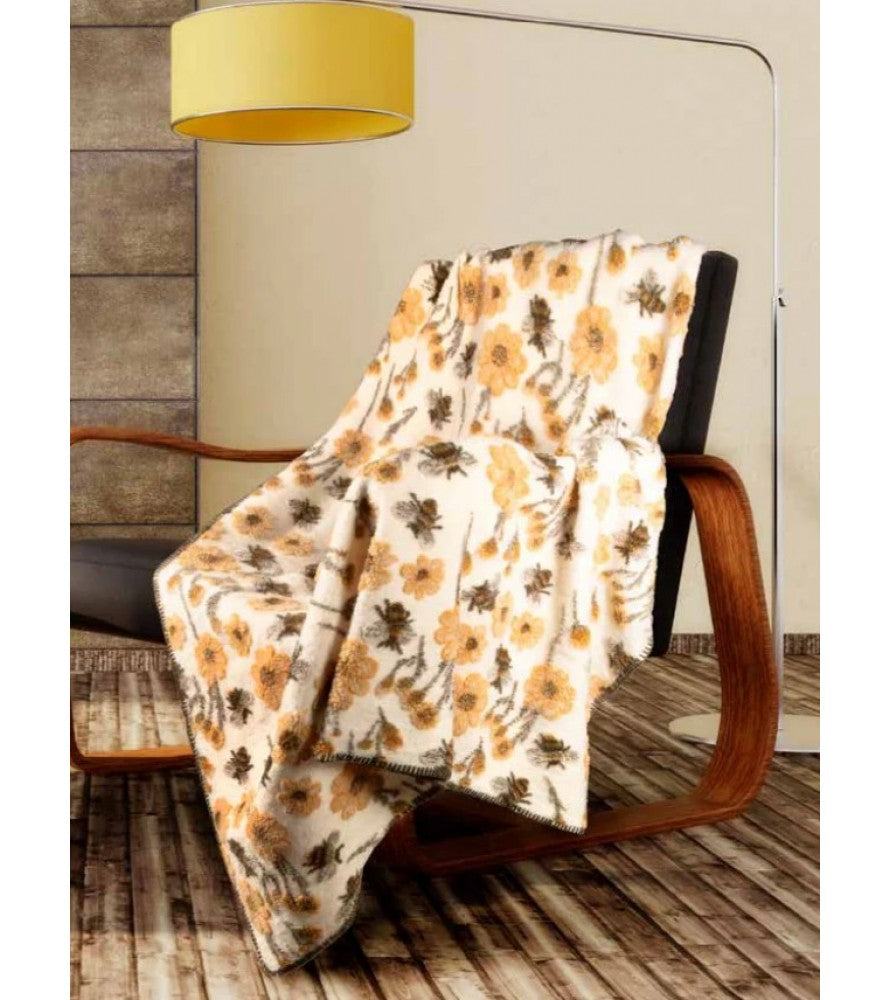 Coperta Plaid in Lana Cotta LANA ITALIA - Ape Maya