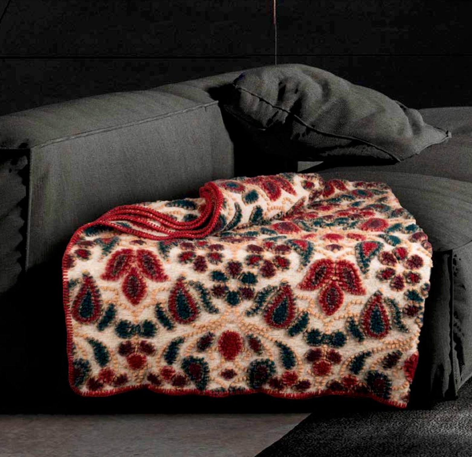 Coperta Plaid in Lana Cotta LANA ITALIA - Samarcanda