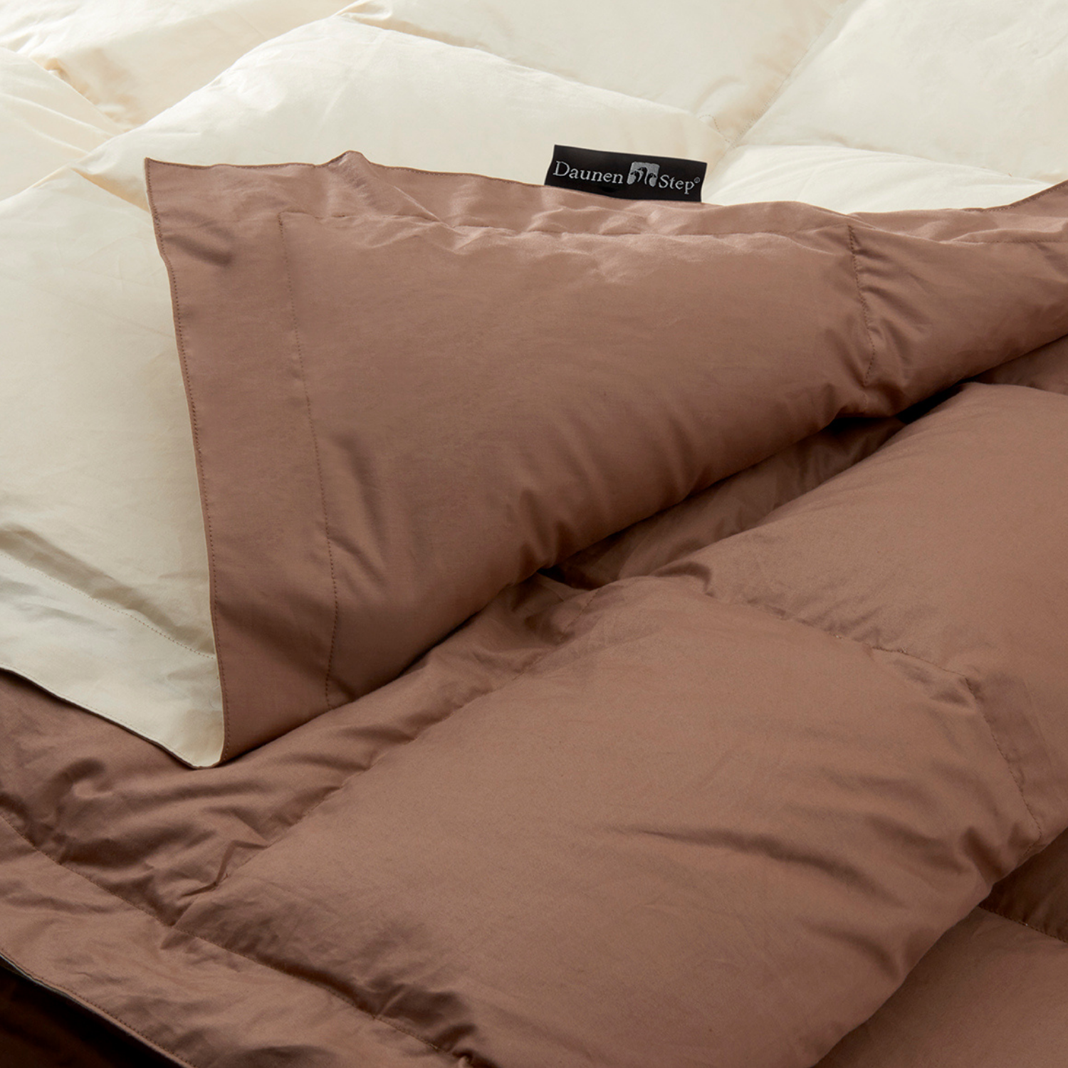 DAUNENSTEP Goose Down Quilt - Plain Dune