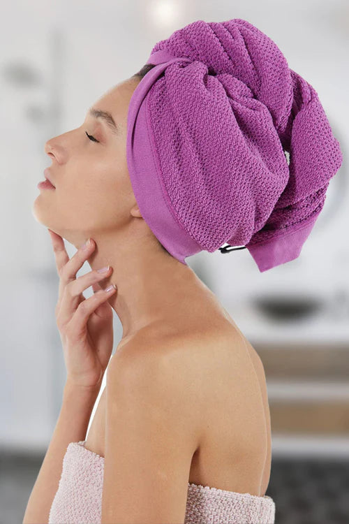 Turbante per Capelli in Spugna MAISON SUCREE - Pepe