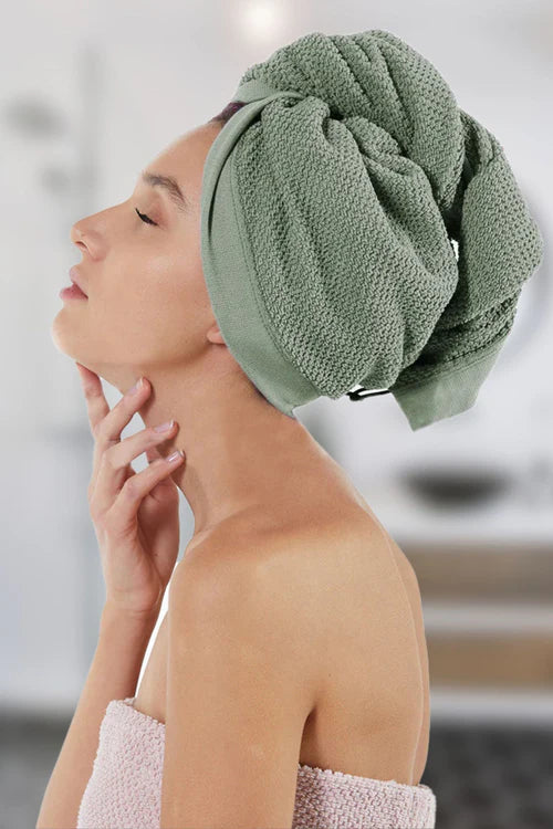 Turbante per Capelli in Spugna MAISON SUCREE - Pepe