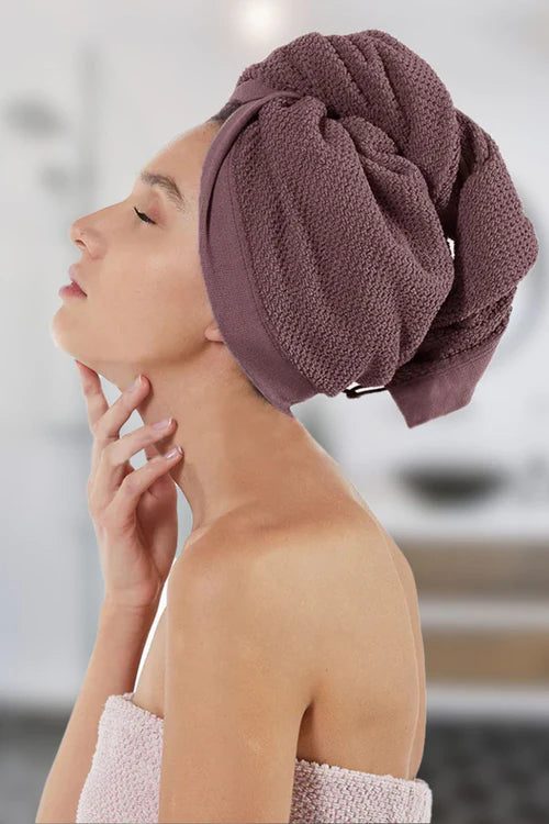 Turbante per Capelli in Spugna MAISON SUCREE - Pepe