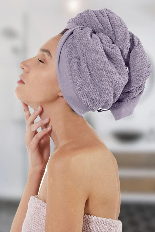 Turbante per Capelli in Spugna MAISON SUCREE - Pepe