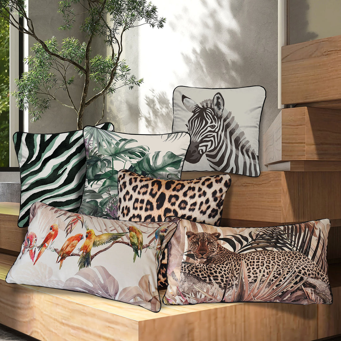 Cuscino Arredo in Velluto CASA ANVERSA - Savana Panna