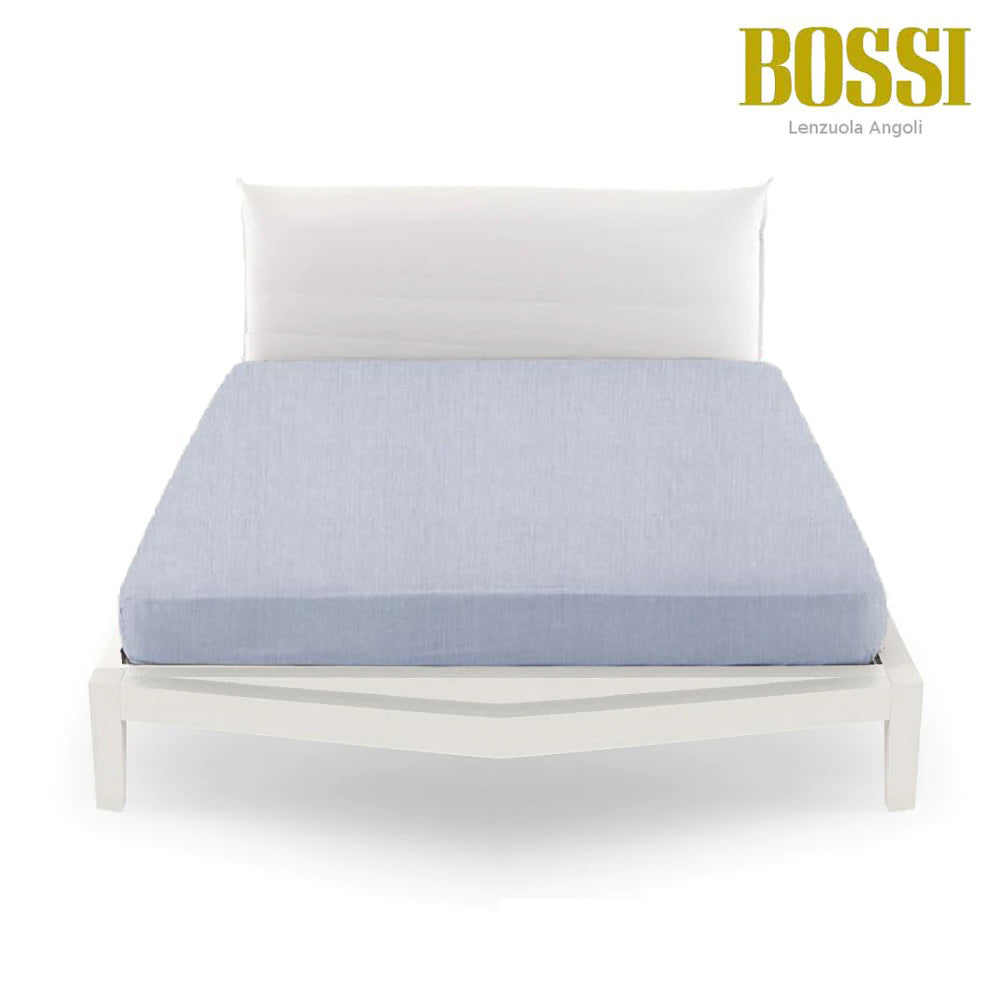 BOSSI Yarn Dyed Fitted Sheet - Melange